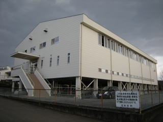 学校体育館耐震補強の施工写真