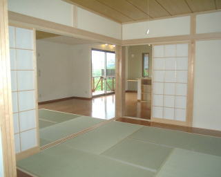 高台の家の施工写真
