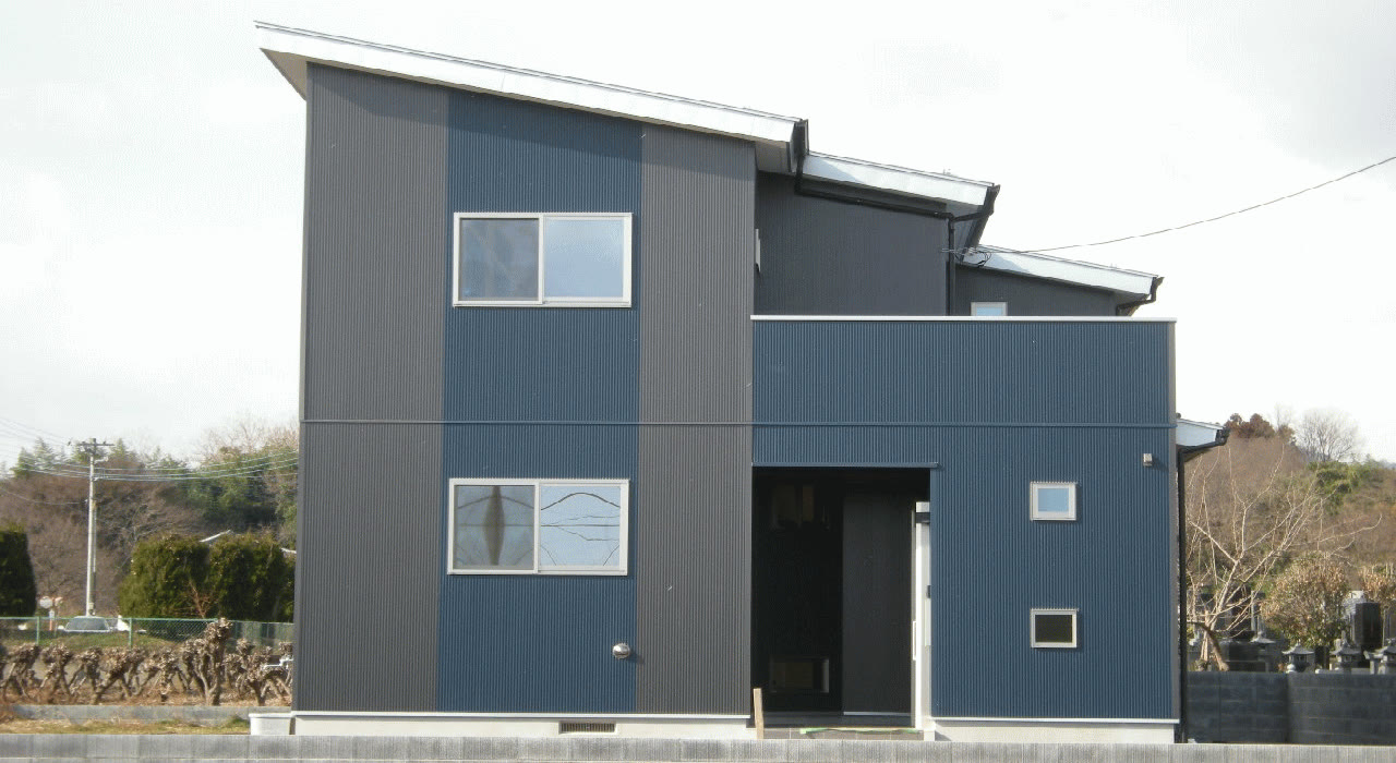 施工した注文住宅の外観